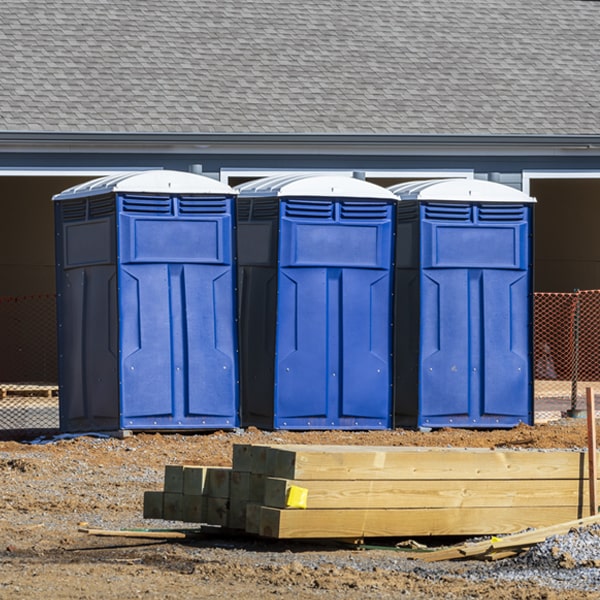 are there different sizes of porta potties available for rent in Volga Iowa